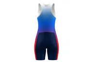 SCODY Women’s Rowing Zoot Suit – Blue/Red Race Fit