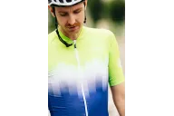 Men’s Stratus Twilight Cycling Jersey – Blue Gradient