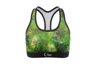 Floral Cluster Women's Crop Top, Racer Back | Made in Australia