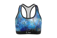 Floral Cluster Women's Crop Top, Racer Back | Made in Australia