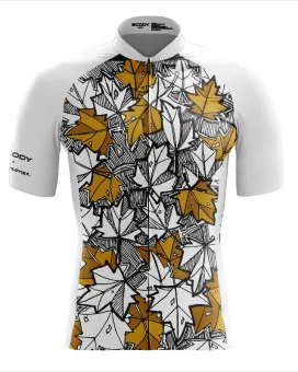 Performance Cycle Jersey Men - Autumn Leaves by Paul Trotter | Cycling Jerseys