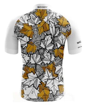 Performance Cycle Jersey Men - Autumn Leaves by Paul Trotter | Cycling Jerseys