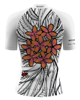 Performance Cycle Jersey Women - Frangipani by Paul Trotter | Cycling Jersey