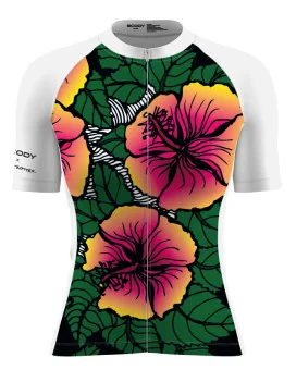 Performance Cycle Jersey - Hibiscus Colour Up, Women