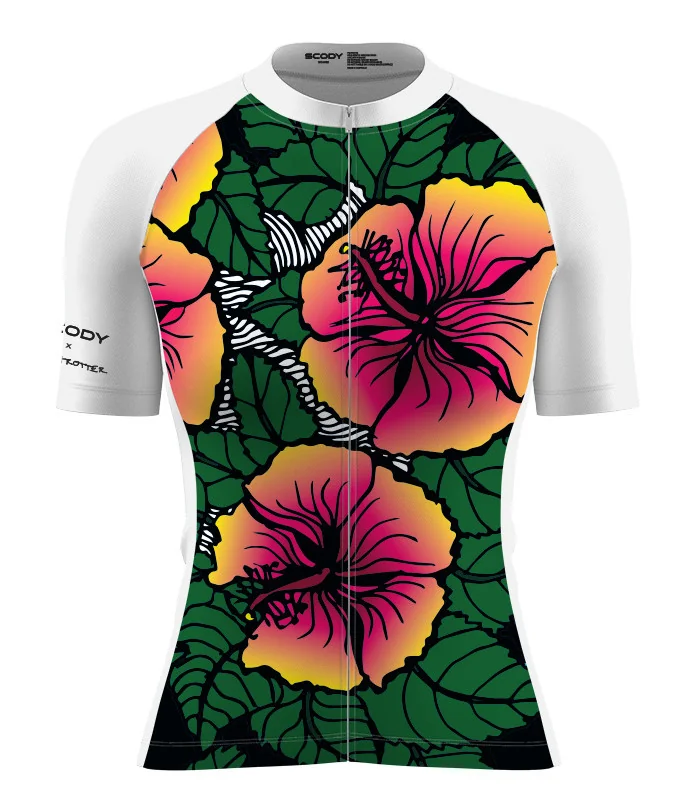 Performance Cycle Jersey - Hibiscus Colour Up, Women