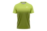 In-Line Olive Green Run Shirt, UPF50+ - Men | Running Gear