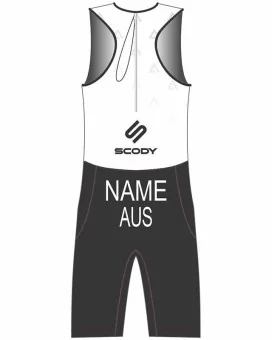School Sports TAS Men's WTS Triathlon Suit, Named | Made in Aus