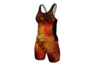 SCODY Women’s Open Back Tri Suit – Floral Lamina Fit