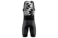 Chevron Black Triathlon Suit, Sleeveless - Men | Made in Australia | Triathlon Gear