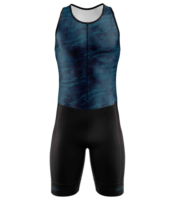 Perform Triathlon Suit, Front Zip - Camo