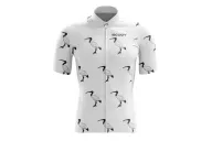 Bin Chicken Cycle Jersey on White - Men