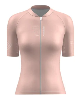 Optimise Cycle Jersey Women - Pale Rose