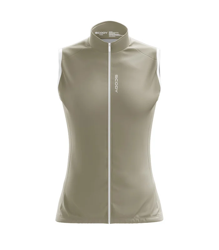 Cycle Gilet with Pockets - Staple Brulee, Lightweight, Windproof