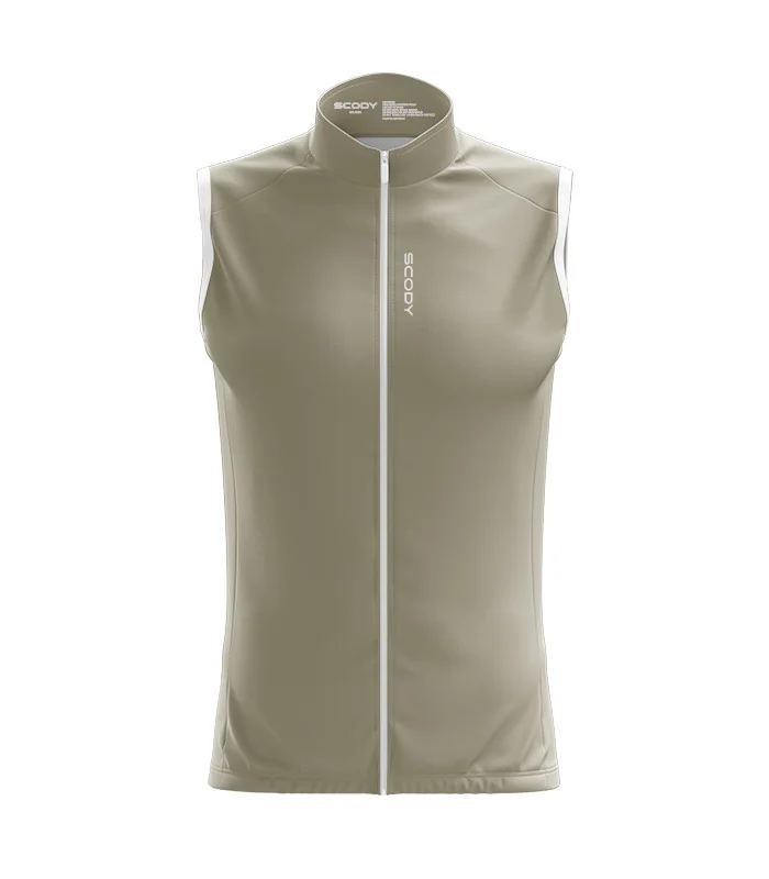 Cycle Gilet with pockets - Staple Brulee, Lightweight, Windproof