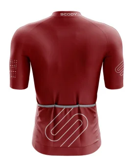 Optimise Cycle Jersey Men - Staple Mars Red | Cycling Clothing