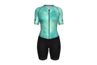 Women's Stratus Mint UV Protect triathlon suit for sale at Scody Australia. Flexible payment options available.| Triathlon Gear