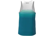 Teal and White Transition Run Singlet, Ultra Lightweight - Men | Running Singlet