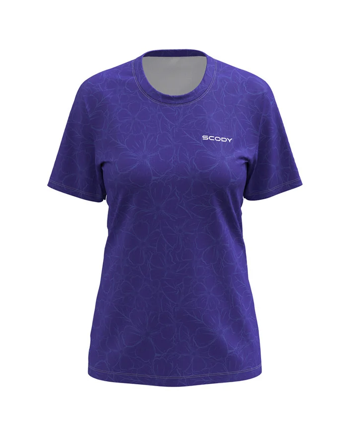 Ultra Lightweight Run Shirt, Relaxed Fit - Hibiscus, Women