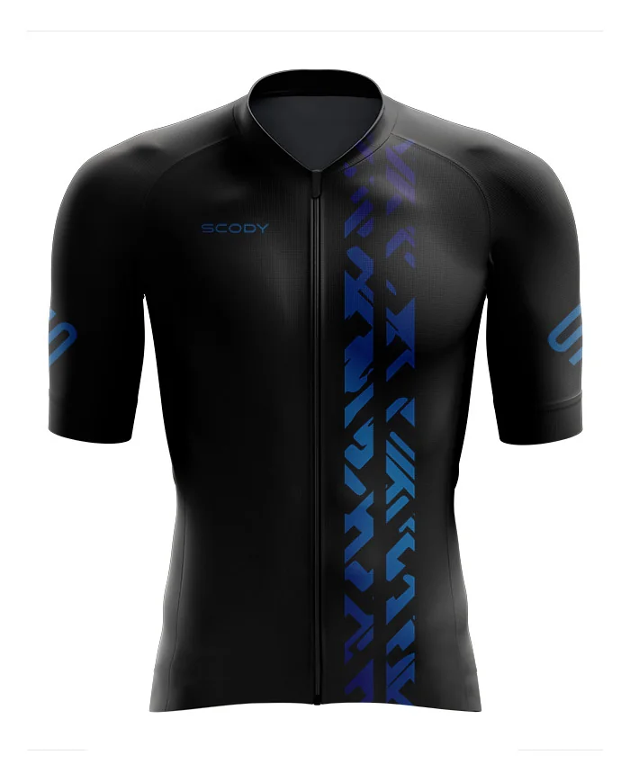 Optimise Cycle Jersey - Geo Blue, Men