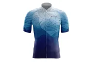 Performance Cycle Jersey Men - Terrain Blue | Made in Australia