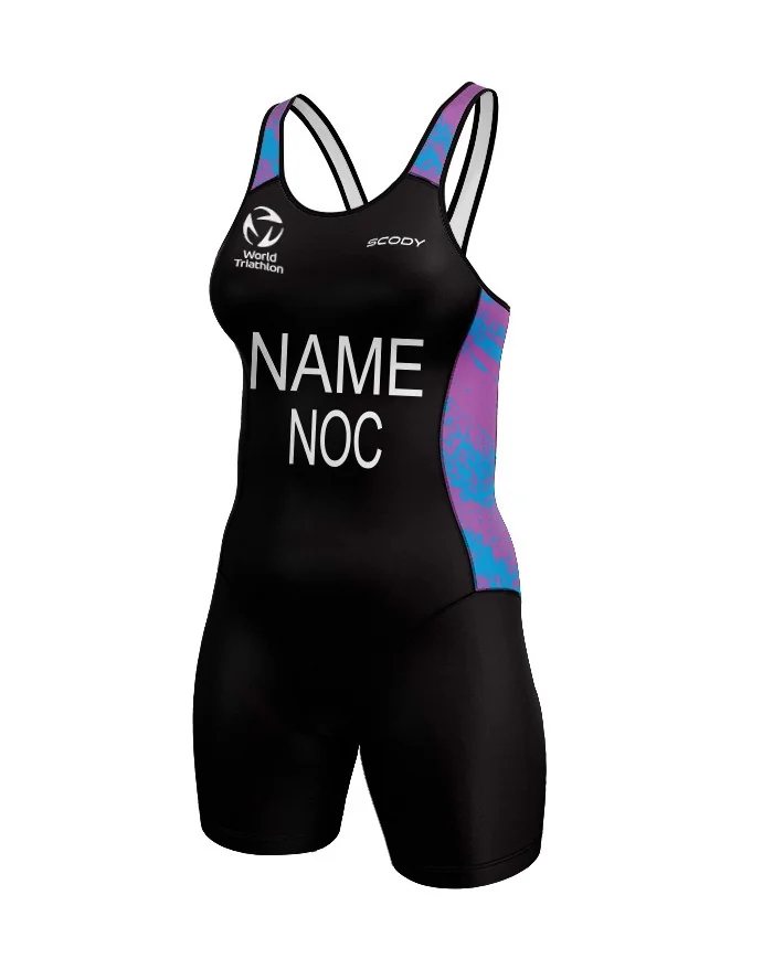 WT Compliant Named Triathlon Suit, Swim Optimised, Splash