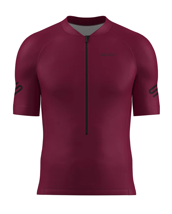 Perform UV Protect Triathlon Jersey - Staple Shiraz