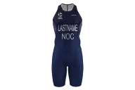 Men’s Dark Global Navy Triathlon Suit – Elite, WT Compliant | SCODY