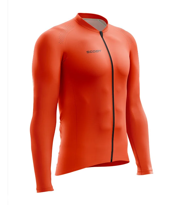 Performance Long Sleeve Cycle Jersey - Staple Colours