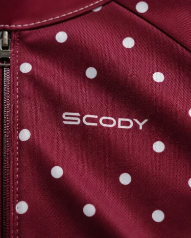 Claret Dots Triathlon Suit | SCODY Australia