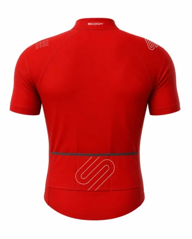 Red Cycling Jersey | SCODY Australia