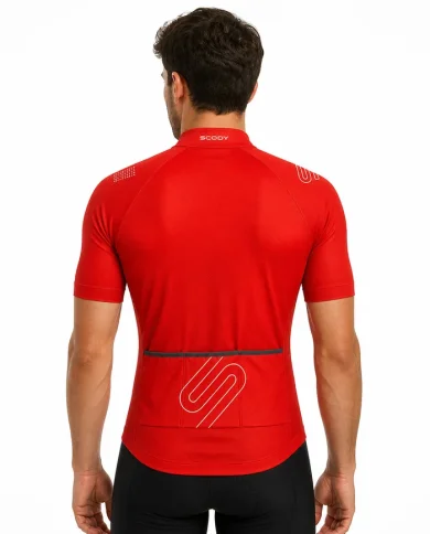 Red Cycling Jersey | SCODY Australia